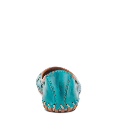 Spring Step Women's Rayely Ballerina Turquoise EU 38 / US 7.5-8