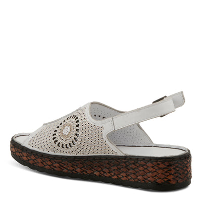 Spring Step Women's Cordero Sandal, White, 8.5