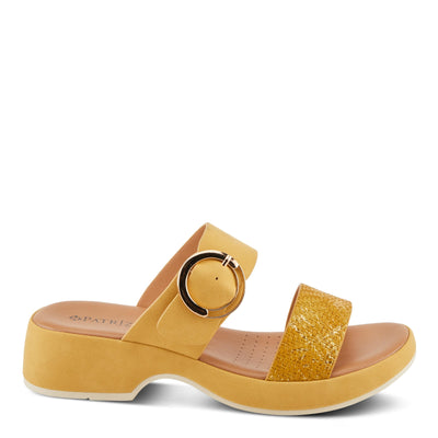 PATRIZIA Women's FENNA Two-Strap Platform Sandals Mustard EU 39 / US 8.5