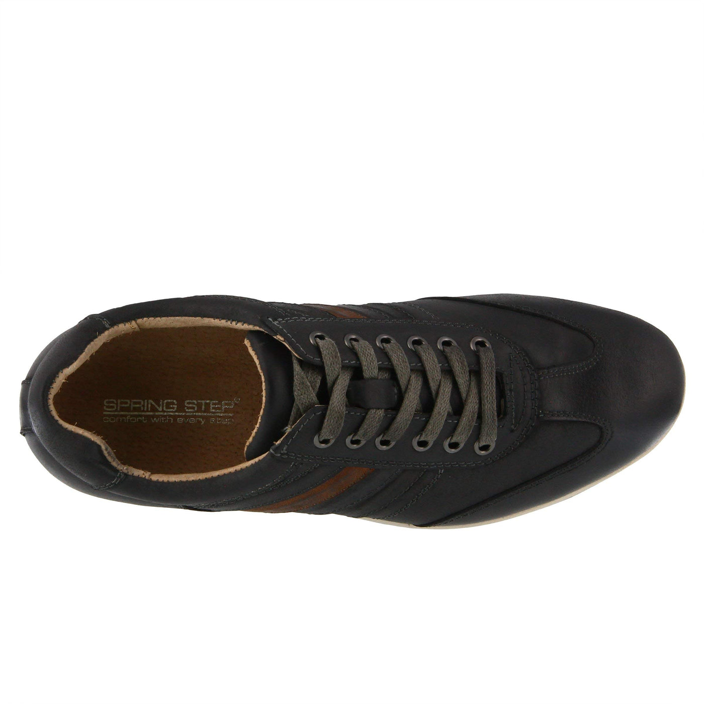 Spring Step Men's Jerome Lace-up Shoe Grey EU 43 / US 9.5-10