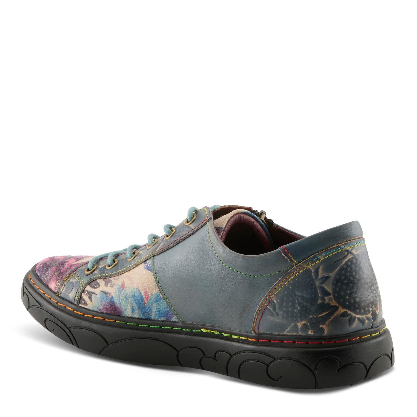 Spring Step L`Artiste Women's Danli-Bloom Sneaker Blue Multi EU 42 / US 10.5-11