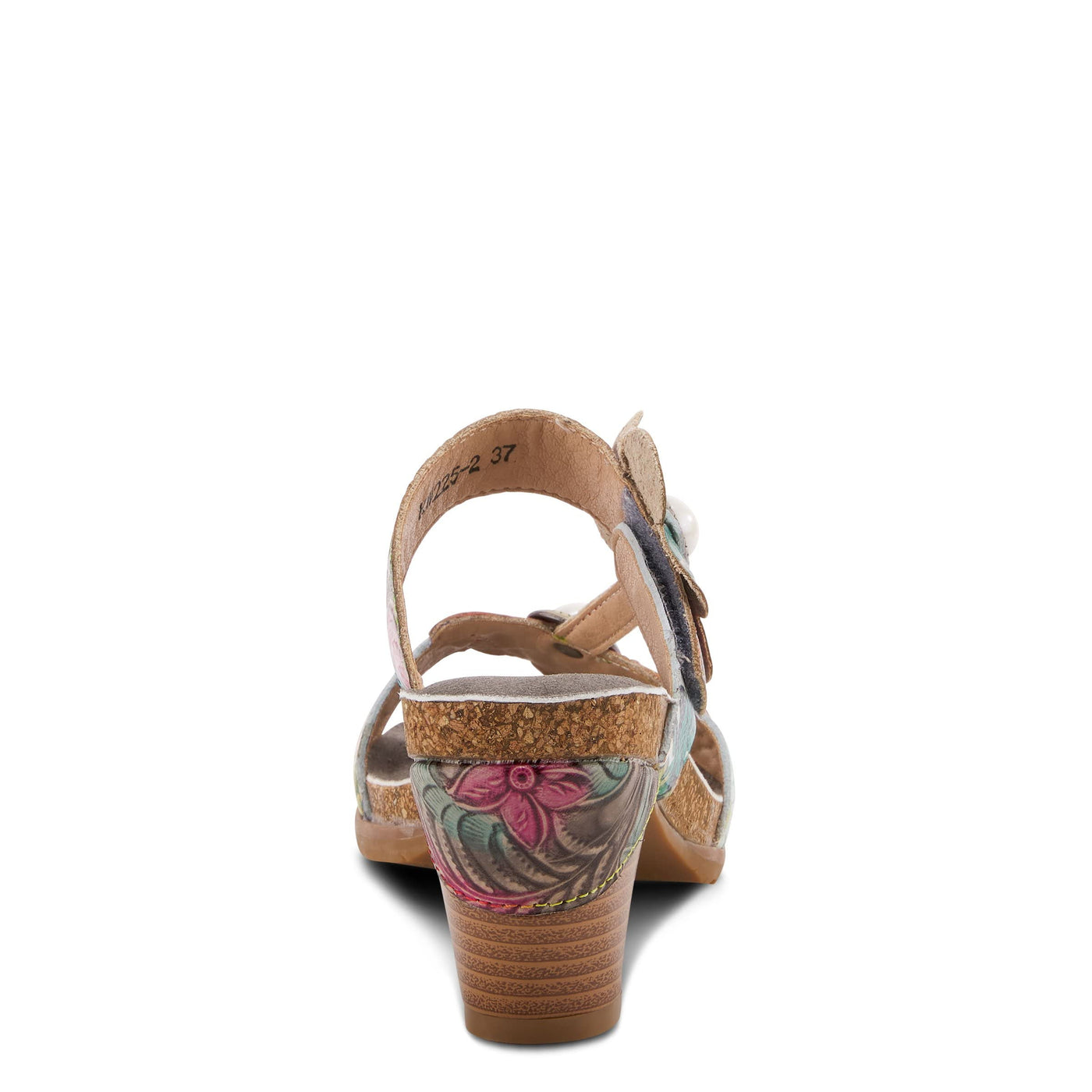 Spring Step L'Artiste Women's Bari Slide Sandal Grey Multi EU 36 / US 5.5-6
