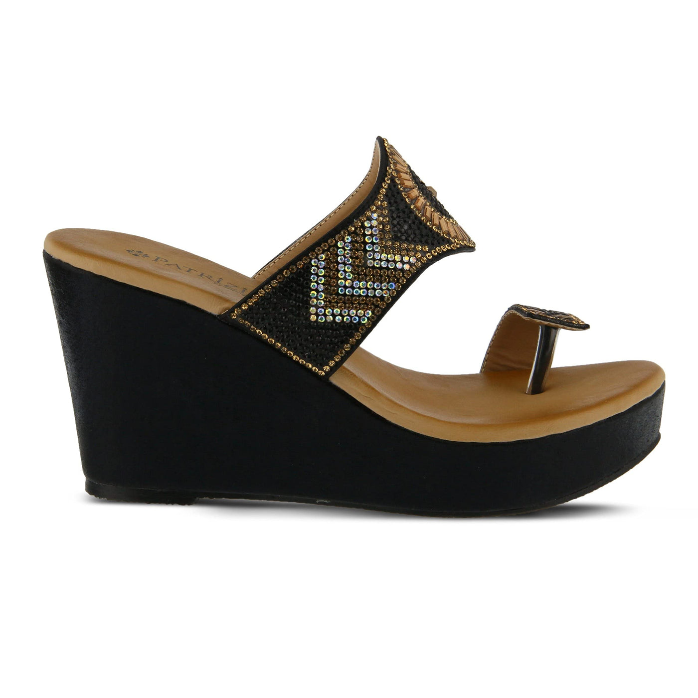 Patrizia Women's Heena Slide Sandal, Black, 10.5-11