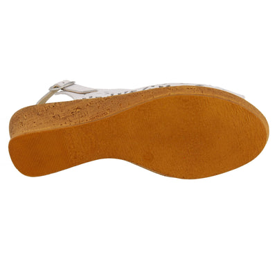 Spring Step Women's Footsie Slide Sandal White EU 40 / US 9