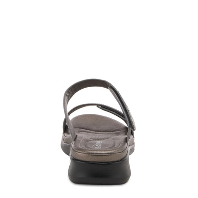 Flexus Women's Bling Slide Sandal Pewter EU 37 / US 6.5-7
