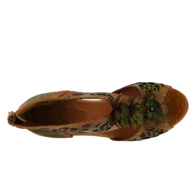 Spring Step L`Artiste Women's Marieloves Ankle Strap Sandal Camel Multi EU 35 / US 5