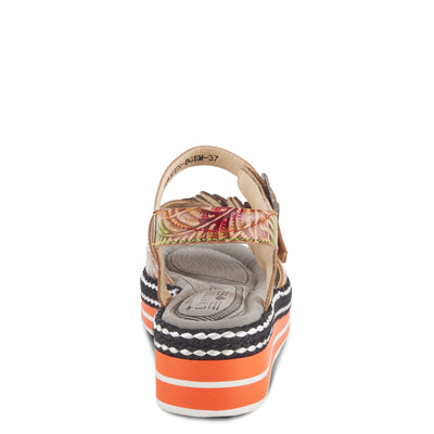 L'ARTISTE RHODYS ANKLE STRAP SANDALS