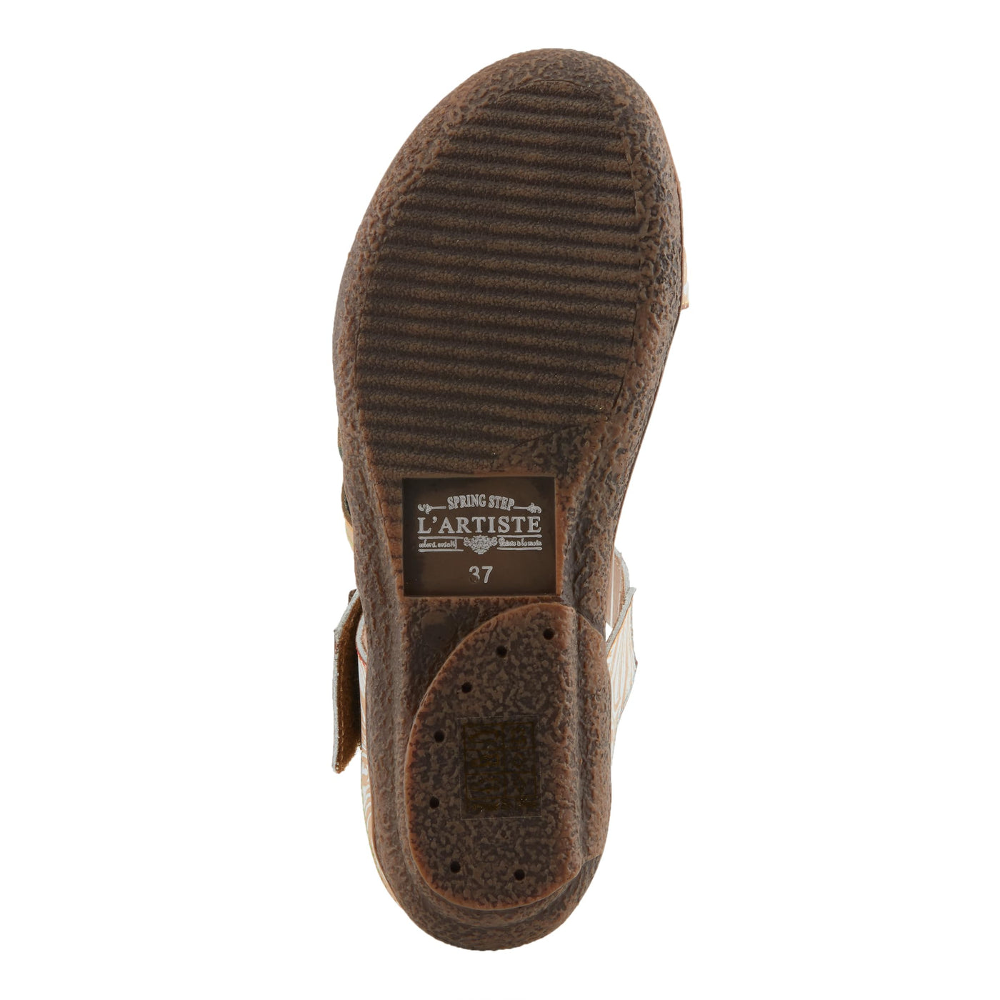 L'Artiste by Spring Step Women's Aymee Sandal, Beige Multi, 6.5-7