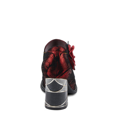 L'Artiste by Spring Step Women's Beverly Hills Mary Jane Heeled, Red Multi, 8