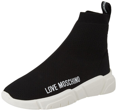 Love Moschino Women high-top Sneakers Black 6 US
