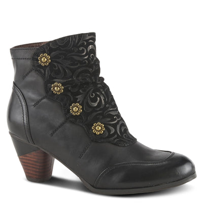 SPRING STEP L'ARTISTE Women's Belgard Ankle Bootie, Black, 41 EU/9.5-10 M US