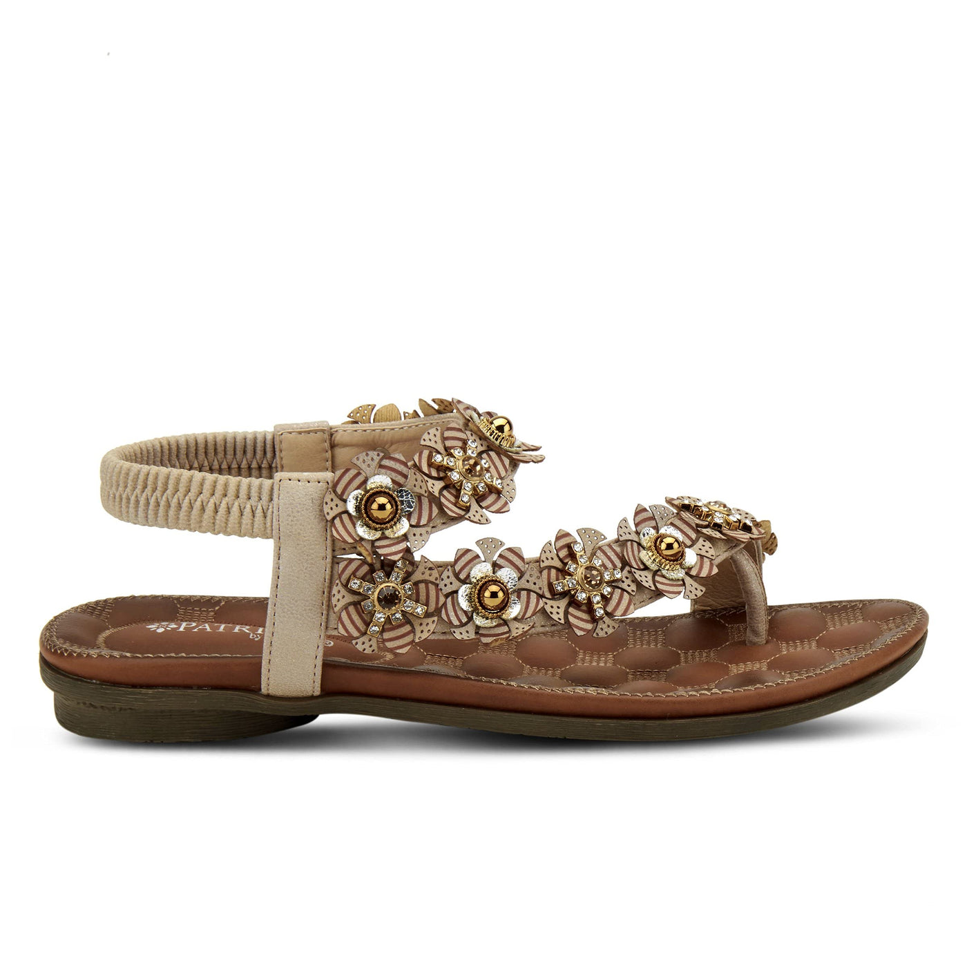 PATRIZIA Women's Janetta Ankle Strap Sandal Beige EU 38 / US 7.5-8
