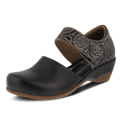 Spring Step L'Artiste Gloss-Pansy Mary Jane Shoes for Women - Ladies Shoes with Hooks and Loops Closure - Womens Shoes for Outdoor, Casuals, Wedding - Black EU 35 / US 5