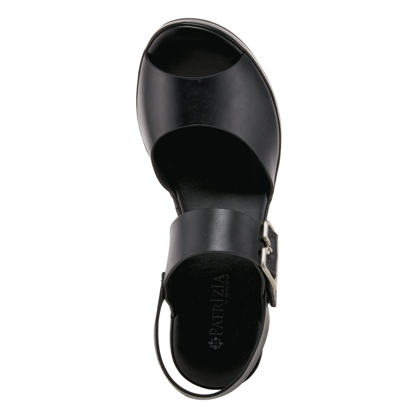 Patrizia Women's Emila Heeled Sandal, Black, 9.5-10