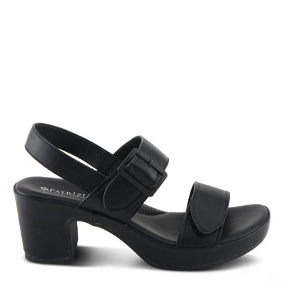 PATRIZIA Women's SANDLIN Slingback Heeled Sandals Black EU 42 / US 10.5-11