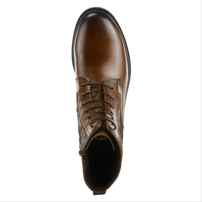 Spring Step L'Artiste Men's Aiden Leather Bootie Camel EU 40 / US 7-7.5
