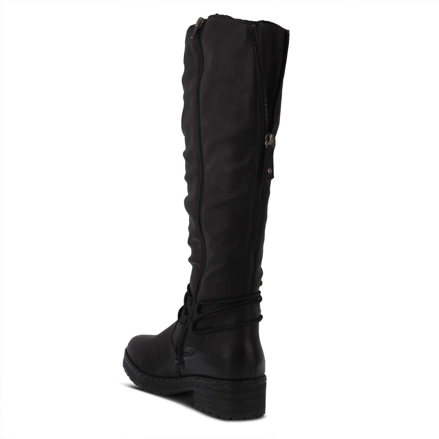 Spring Step womens Mid Calf Boot, Black, 9.5-10 US