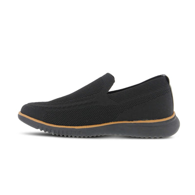 Spring Step Anders Mens Slip-On Shoes - Comfortable Loafer Shoes with Full Length Insole - Lightweight Casual Loafers for Men - Black EU 44 / US 10.5-11