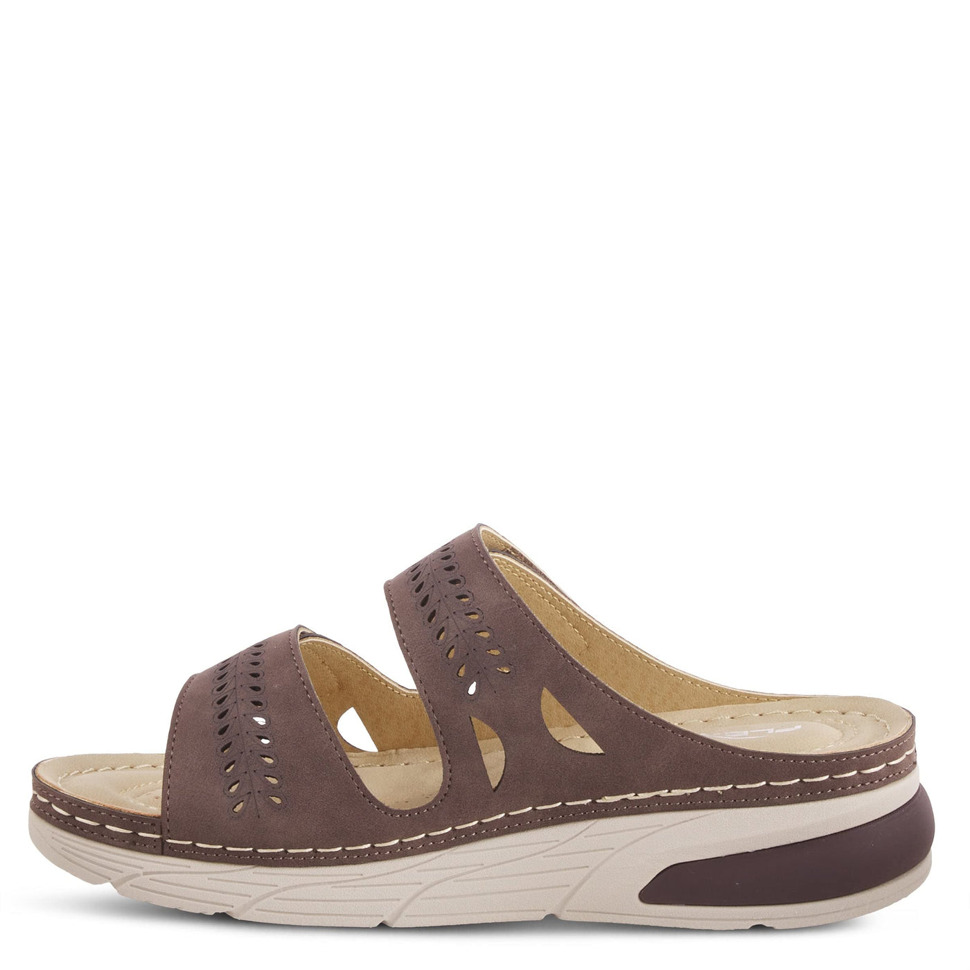 Flexus Women's Drifter Slide Sandal Chocolate Brown EU 39 / US 8.5