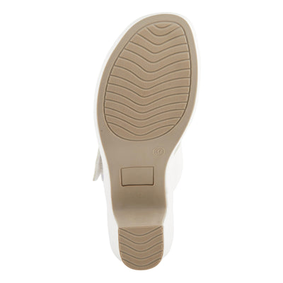 PATRIZIA Women's SCALAN Crystal-Adoed Slide Sandals White EU 39 / US 8.5