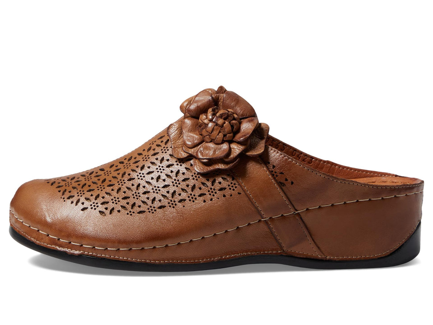 Spring Step Women's Lilybean Leather Clog Camel EU 37 / US 6.5-7