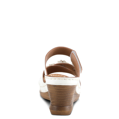 PATRIZIA Women's Lyndsay Slide Sandal White EU 42 / US 10.5-11