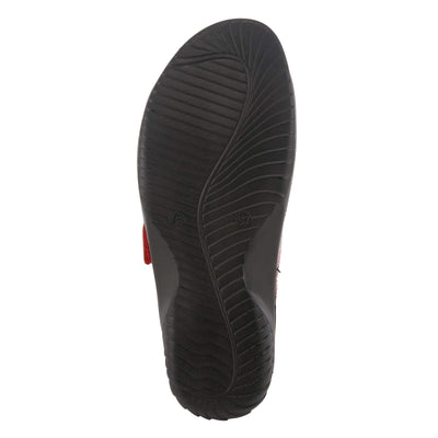 Spring Step Flexus Women's Bellasa Slide Sandal Red Multi EU 40 / US 9