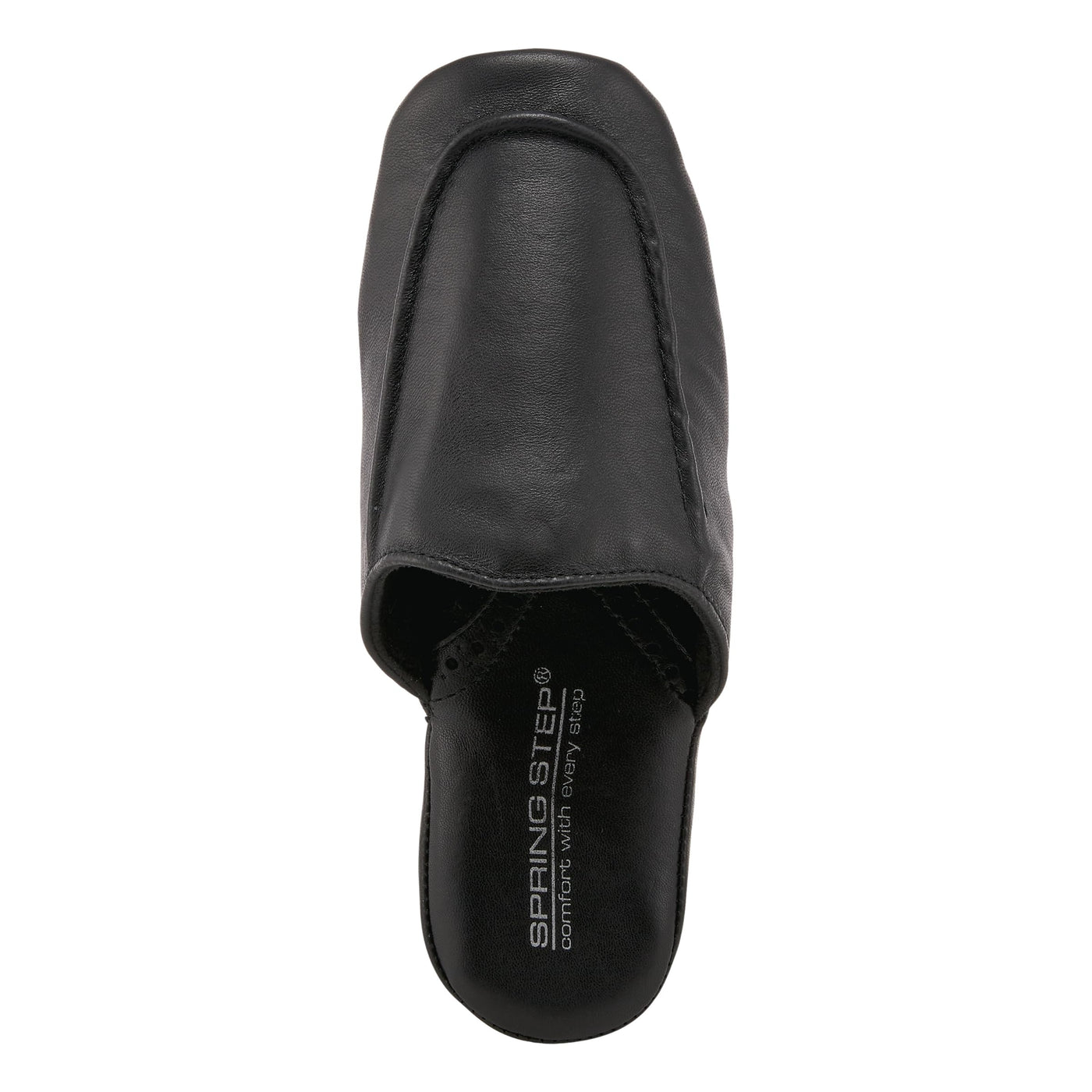 Spring Step Men Men's Nigel Leather Slipper Black EU 44 / US 10.5-11