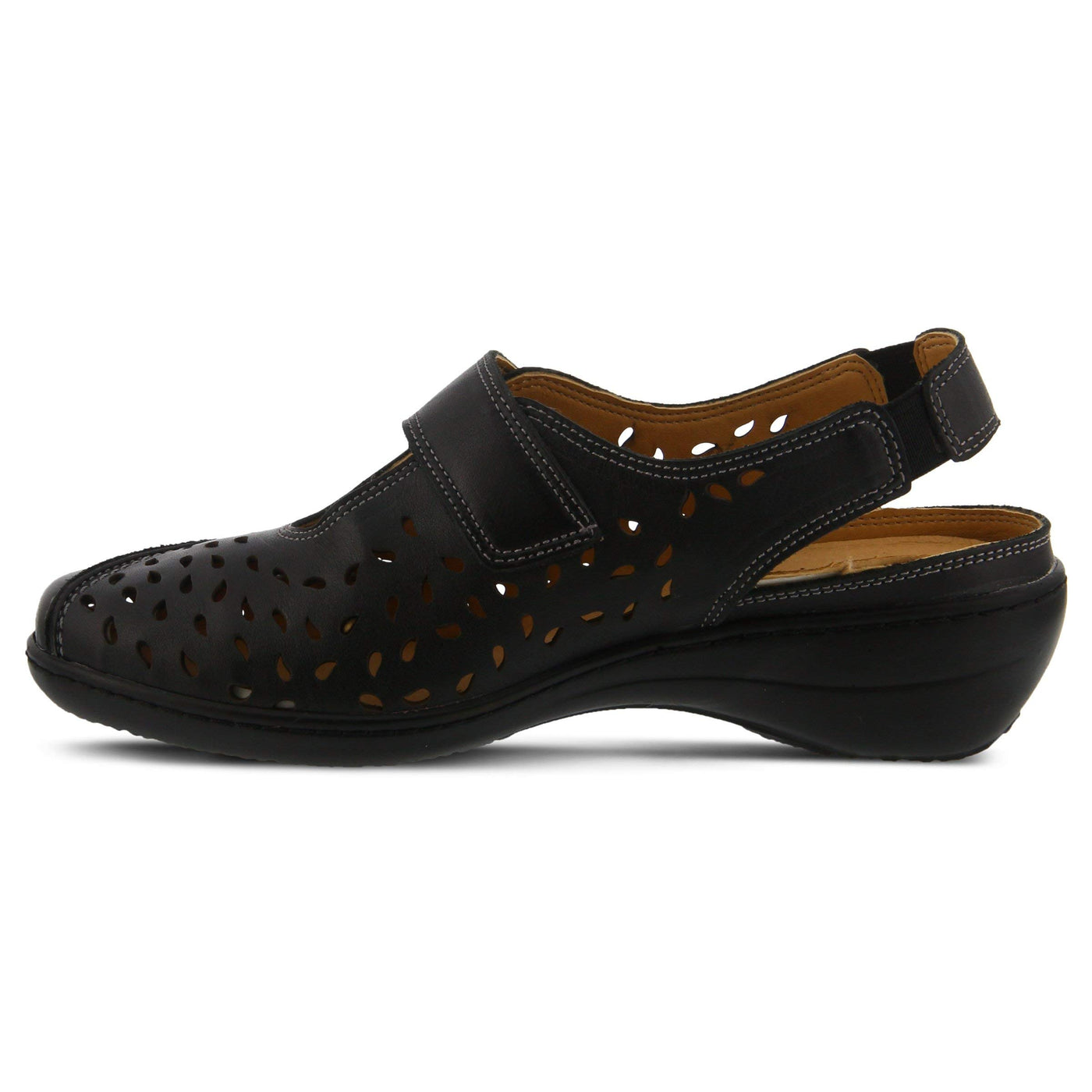 Spring Step womens FOGO Mary Jane Flat, BLACK 5 medium US