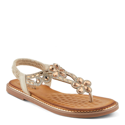 PATRIZIA Women's MEZZA Flat Sandals Soft Gold EU 42 / US 10.5-11