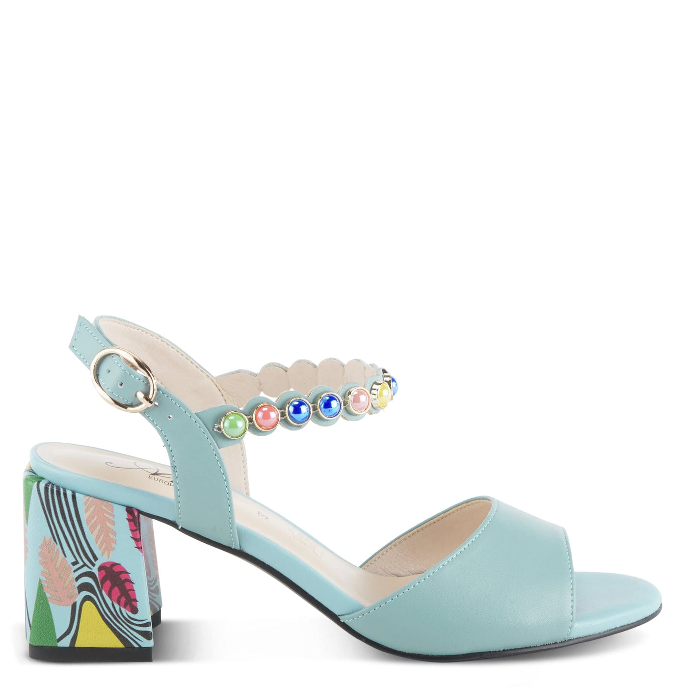 Azura Women's Legendary Slingback Sandal Blue EU 37 / US 6.5-7