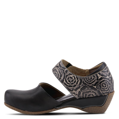 Spring Step L'Artiste Gloss-Pansy Mary Jane Shoes for Women - Ladies Shoes with Hooks and Loops Closure - Womens Shoes for Outdoor, Casuals, Wedding - Black EU 35 / US 5