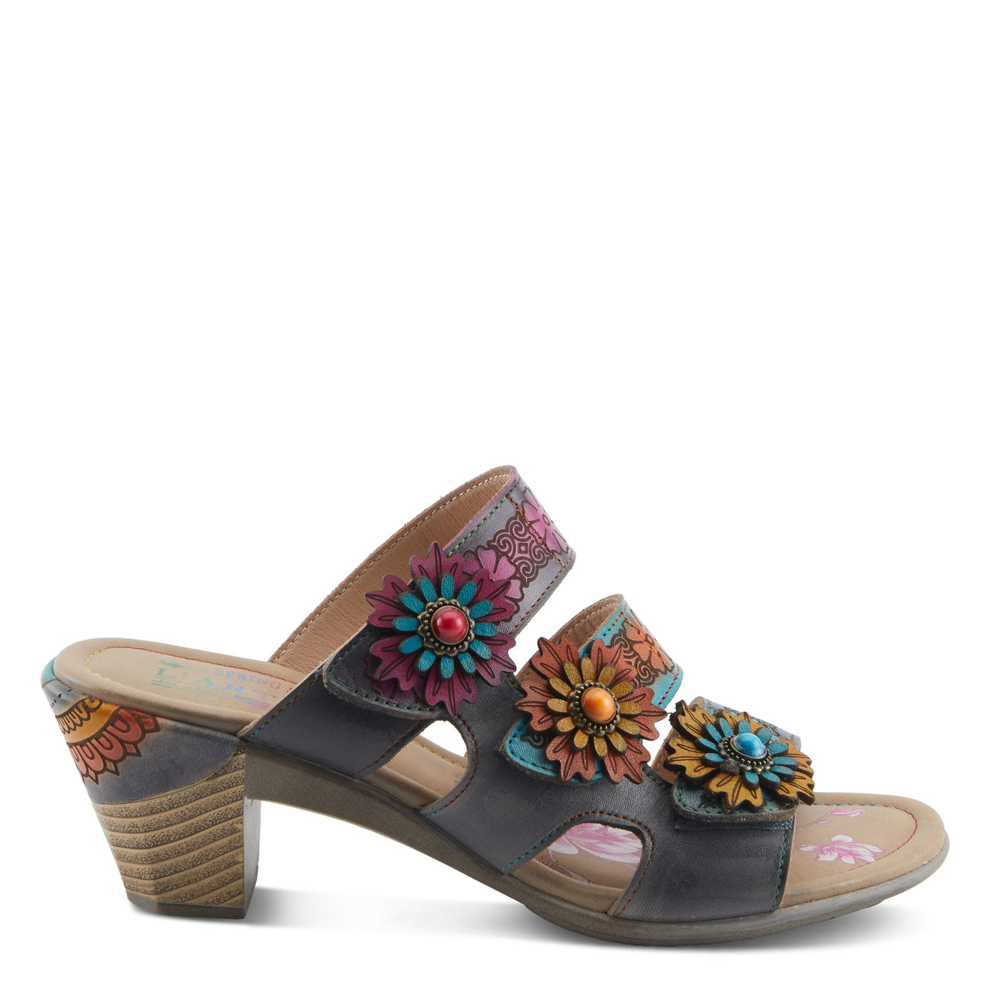 L'Artiste by Spring Step Women's Alexi Sandal, Grey Multi, 8.5