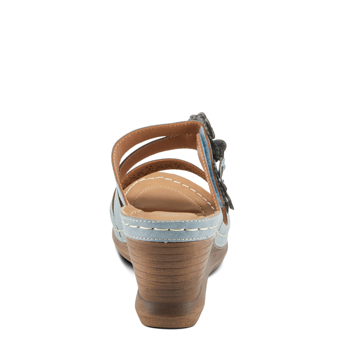 PATRIZIA Women's LOLLY Slide Wedge Sandals Blue EU 38 / US 7.5-8