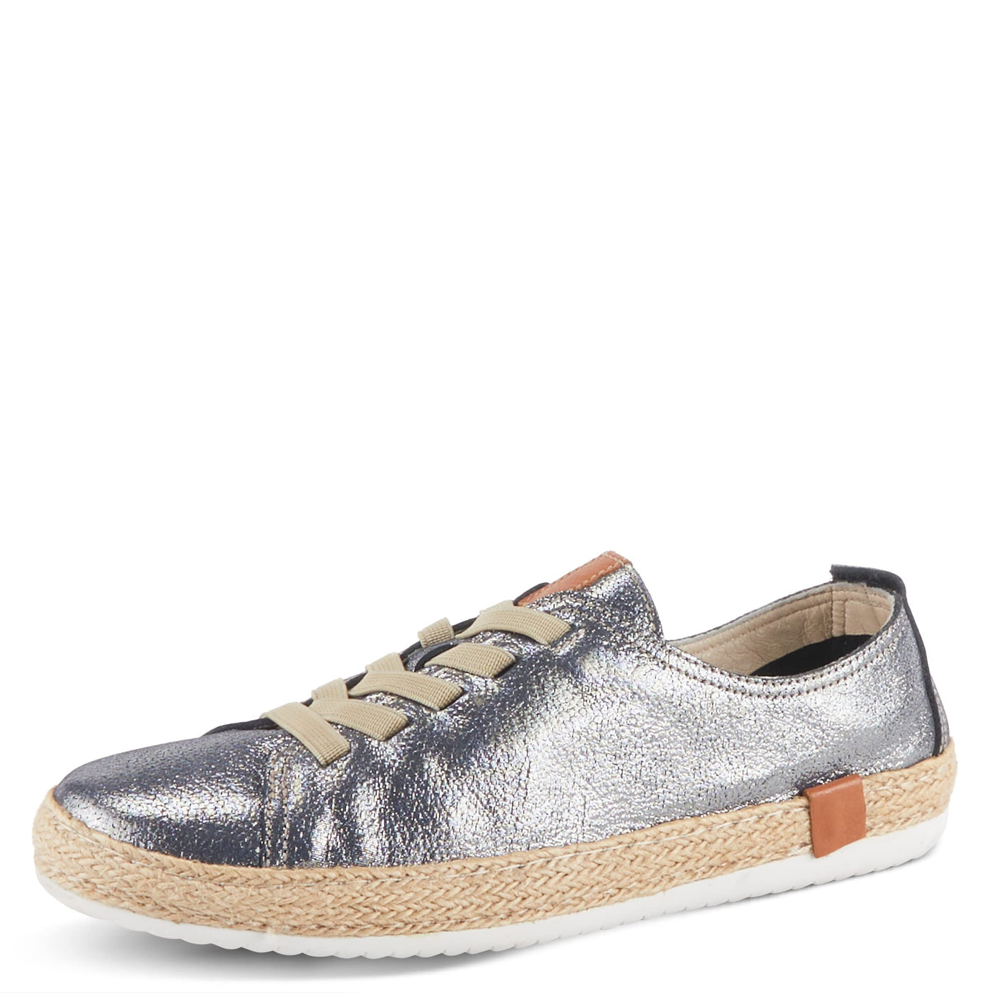 Spring Step Women's Eloya Shoes, Blue Metallic, 10.5-11