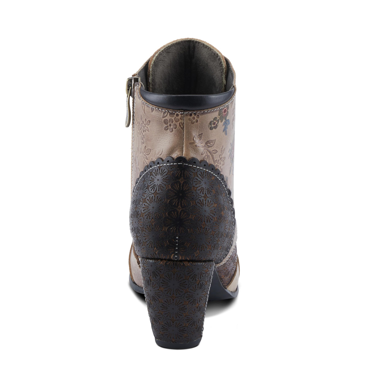 Spring Step L'Artiste Hiadelvice Women's Floral Bootie - Exquisite Details, Eye-Catching Ankle Boots Black Multi EU 37 / US 6.5-7