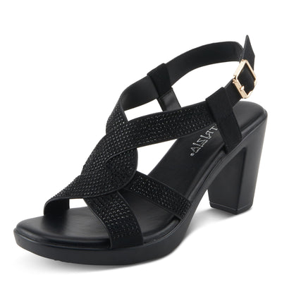PATRIZIA Women's DRINA Slingback Cross-Over Heeled Sandal