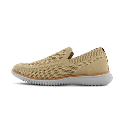 Spring Step Anders Mens Slip-On Shoes - Comfortable Loafer Shoes with Full Length Insole - Lightweight Casual Loafers for Men - Tan EU 41 / US 8-8.5