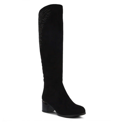 Azura by Spring Step womens Knee High Boot, Black, 8.5 US