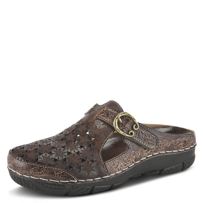 Spring Step L'Artiste Women's Popcorn Slide Sandal Brown EU 35 / US 5