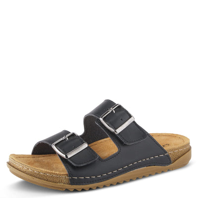 Flexus Women's Abbas Slide Sandal Black EU 41 / US 9.5-10