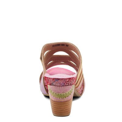 L'Artiste by Spring Step Women's Pita Sandal, Pink Multi, 8.5