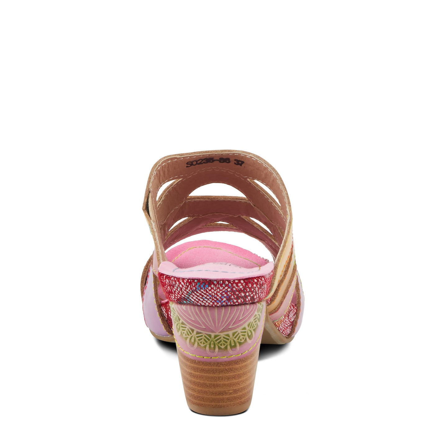 L'Artiste by Spring Step Women's Pita Sandal, Pink Multi, 5.5-6