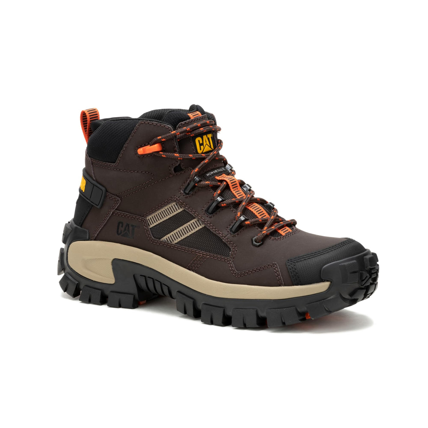 Cat Footwear P9166320107.0M Invader Mid Vent Ct - Coffee Bean 07.0M