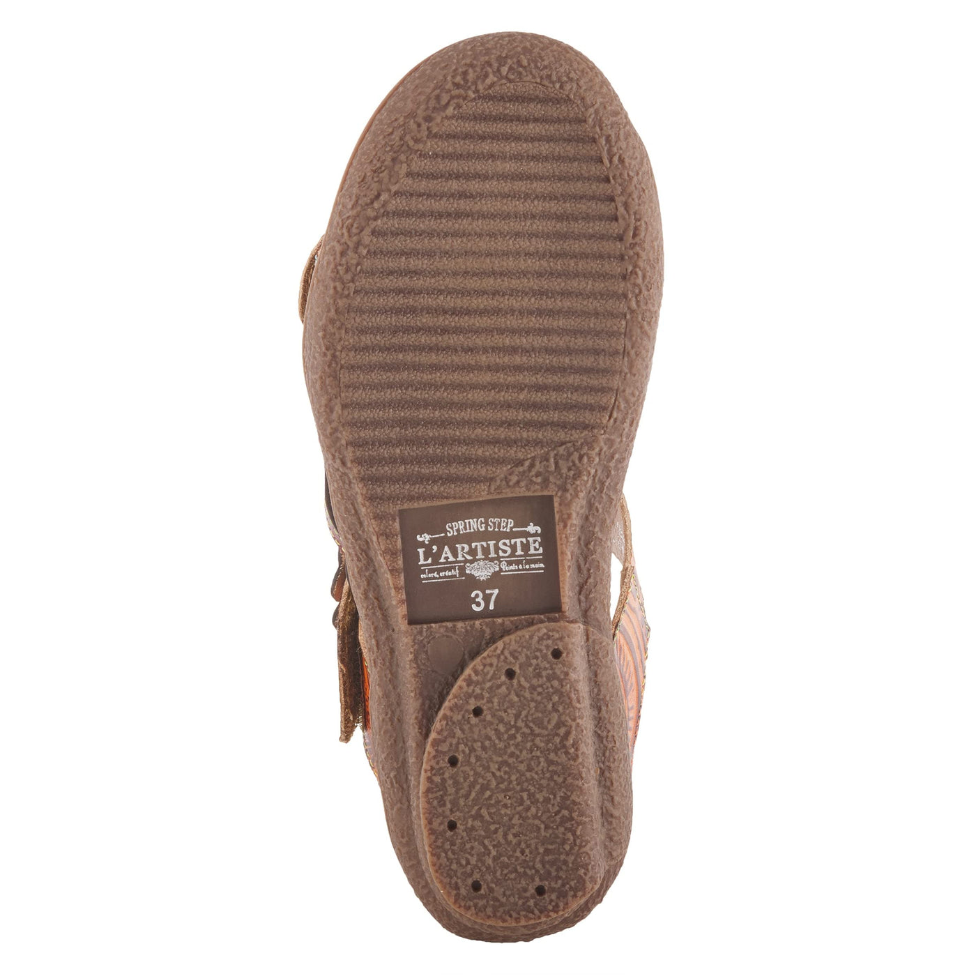 L'Artiste by Spring Step Women's Aymee Sandal, Mango Multi, 9.5-10