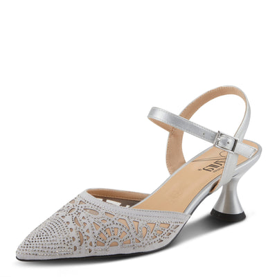 Azura Women's Delicate High Heel Sandal – Elegant Strappy Dress Shoes for Weddings, Parties & Formal Events – Comfortable Stiletto Heels with Adjustable Ankle Strap Silver EU 38/7.5-8