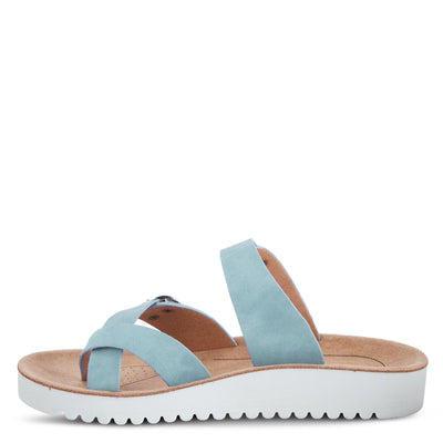 Flexus Women's Bayside Slide Sandal Sky Blue EU 40 / US 9