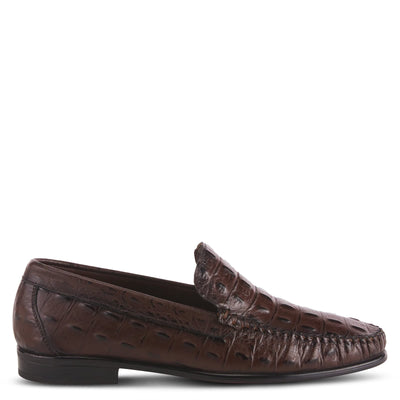 Spring Step Men's Choz Slip-On Shoe Brown Croco EU 46 / US 12-12.5