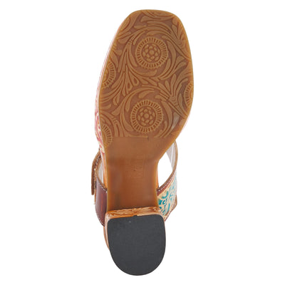 Spring Step L'Artiste Women's Gomma High Heel Sandal Camel Multi EU 42 / US 10.5-11