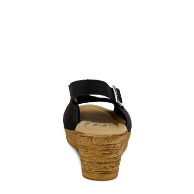 Spring Step Women's Goosey Slingback Sandal Black EU 36 / US 5.5-6